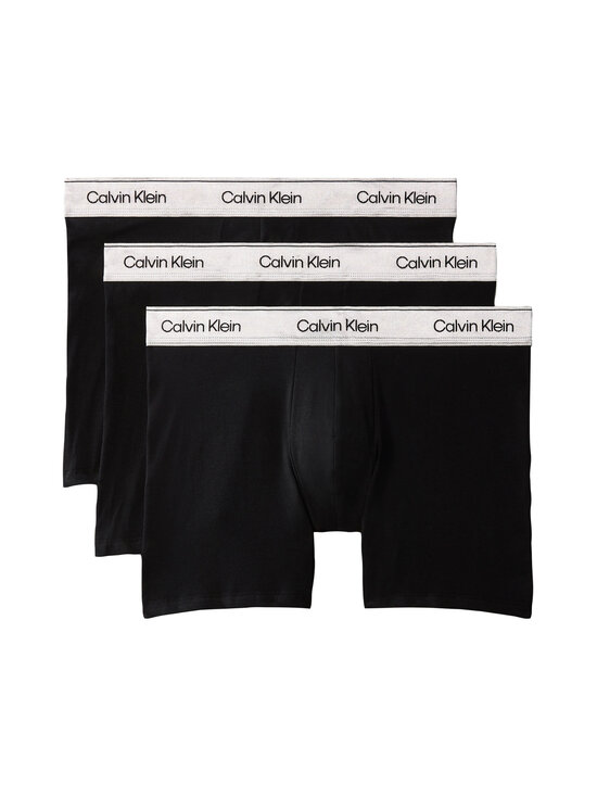 Calvin Klein Underwear - Boxer Brief -alushousut 3-pack - 4XB BLACK W/ SILVER HAZE WBS | Stockmann - photo 1