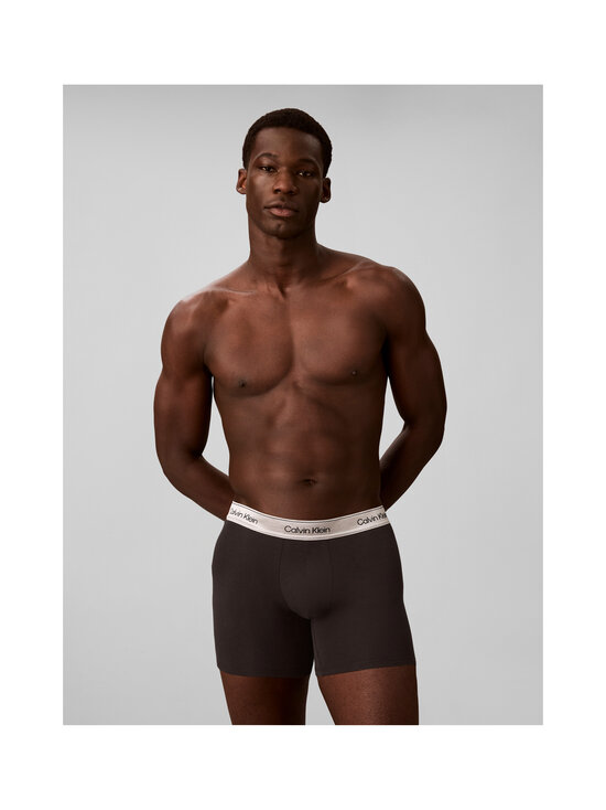 Calvin Klein Underwear - Boxer Brief -alushousut 3-pack - 4XB BLACK W/ SILVER HAZE WBS | Stockmann - photo 2