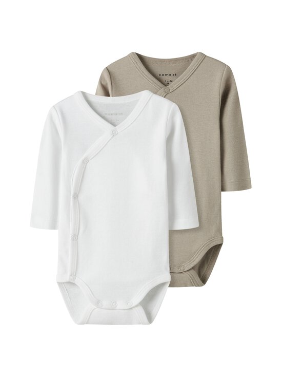 Name It - NbnBody Wrap Solid bodiji, 2-gab. - PURE CASHMERE PACK:W/ BRIGHT WHITE - photo 1 Name It - NbnBody Wrap Solid bodiji, 2-gab. - PURE CASHMERE PACK:W/ BRIGHT WHITE | Stockmann - photo 1
