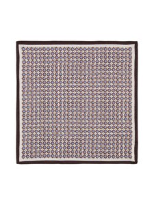 Stockholm Kravatt - Siidist taskurätik Allover Print - 3 BROWN / BLUE | Stockmann