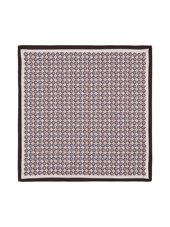 Stockholm Kravatt - Siidist taskurätik Allover Print - 3 BROWN / BLUE | Stockmann - photo 1