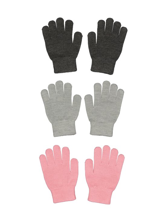 Bogi - Dami-sormikkaat 3-pack - PINK/GREY COMBO | Stockmann - photo 1
