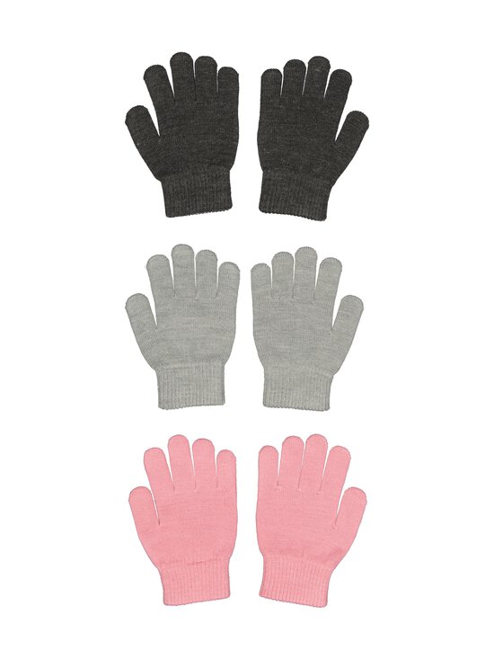 Bogi - Dami-sormikkaat 3-pack - PINK/GREY COMBO | Stockmann - photo 2