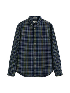 GANT - Archive Check poplīna krekls ar apkakli - 969 INDIGO | Stockmann