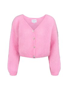AMERICANDREAMS - Cornelia Cropped adīta jaka - SOFT BERRY | Stockmann
