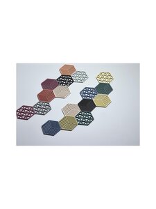 Zone Denmark - Hexagon-pannunalunen 16 x 14 cm - BLACK | Stockmann
