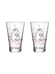 Moomin Arabia - Muumi Rakkaus -juomalasi 30 cl, 2 kpl - MULTICOLOR | Stockmann