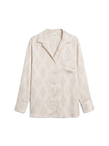 Calvin Klein Underwear - Satin Button Down -paita - 4IK ARGYLE MOONSTRUCK | Stockmann