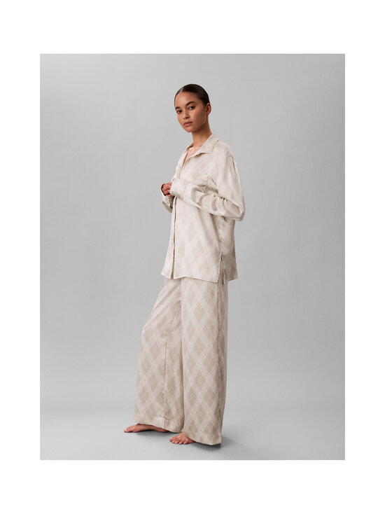 Calvin Klein Underwear - Satin Button Down -paita - 4IK ARGYLE MOONSTRUCK | Stockmann - photo 5
