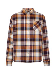 Knowledge Cotton Apparel - Ruudullinen flanellipaita - 7025 RED CHECK | Stockmann