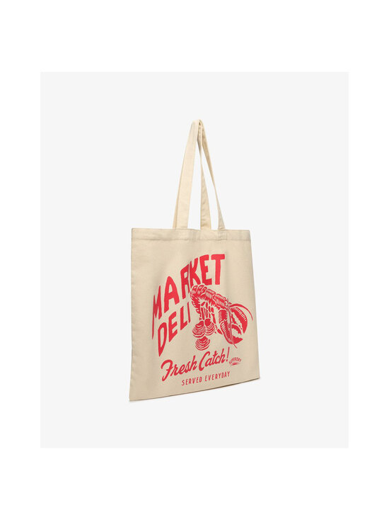 Superdry - Kangast kott Tote - K7O NATURAL BROWN/HYPER FIRE CORAL | Stockmann - photo 3