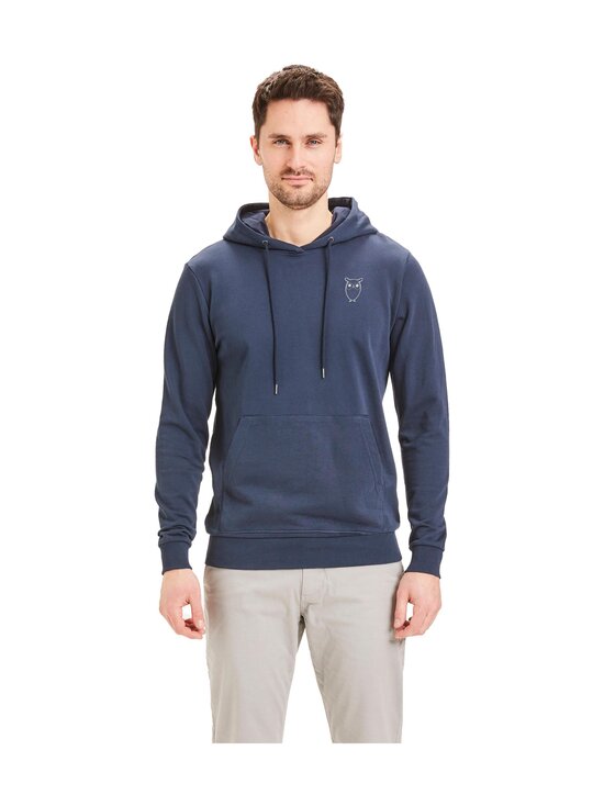 ELM small owl chest print hood sweat -huppari
