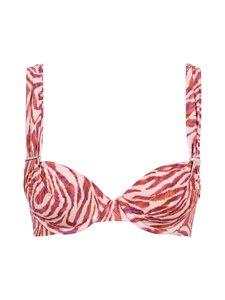 Aubade - Feline Energy Moulded Plunge bikini tops - PINK TIGER Aubade - Feline Energy Moulded Plunge bikini tops - PINK TIGER | Stockmann