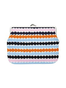 Marimekko - Puolikas Mini Räsymatto -kukkaro - 135 WHITE, LT.YELLOW, ORANGE, LT.BLUE | Stockmann