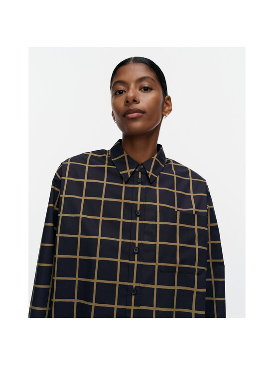 Marimekko - Särk Tähtedellä Iso Ruutu - 560 DARK BLUE, OLIVE GREEN | Stockmann - photo 4