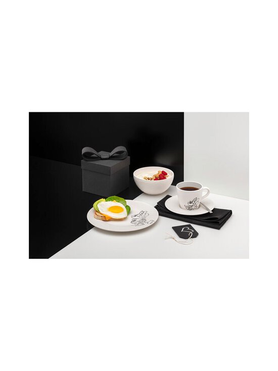 Villeroy & Boch - Manufacture Rock Mickey Breakfast Blanc -astiasto 4-osainen - WHITE | Stockmann - photo 2