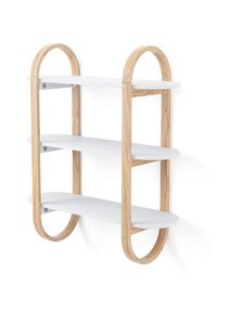 Umbra - Bellwood-seinähylly - WHITE/NATURAL Umbra - Bellwood-seinähylly - WHITE/NATURAL | Stockmann