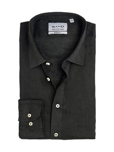 SAND Copenhagen - Linane särk State Soft Modern fit - 200 EBONY BLACK | Stockmann