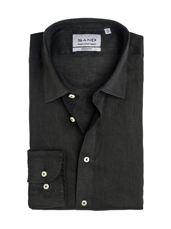 SAND Copenhagen - Linane särk State Soft Modern fit - 200 EBONY BLACK | Stockmann - photo 1