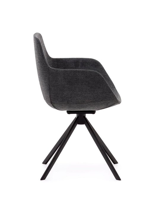 Kave Home - Tissiana-tuoli tummanharmaa/musta - GREY | Stockmann - photo 2
