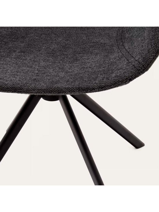 Kave Home - Tissiana-tuoli tummanharmaa/musta - GREY | Stockmann - photo 4