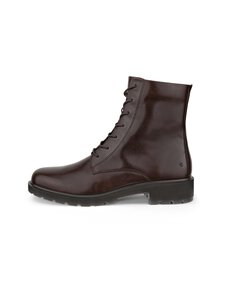 ecco - Metropole Vienna Lace Boot Zipper -nilkkurit - 01667 POTTING SOIL | Stockmann