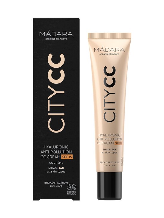 Madara - CITY CC Hyaluronic Anti-pollution CC Cream SPF 15 -meikkivoide 40 ml - TAN - photo 1 Madara - CITY CC Hyaluronic Anti-pollution CC Cream SPF 15 -meikkivoide 40 ml - TAN | Stockmann - photo 1