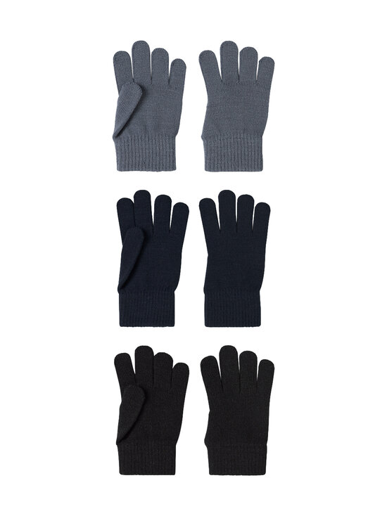 Name It - NknMagic-sormikkaat 3-pack - FLINT STONE PACK:3 PACK WWITH DARK SAPPHIRE/BLACK | Stockmann - photo 1