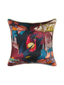 Klaus Haapaniemi & Co - Misto Mare Prawn Silk Cushion Cover -silkkityynynpäällinen - DARK BLUE Klaus Haapaniemi & Co - Misto Mare Prawn Silk Cushion Cover -silkkityynynpäällinen - DARK BLUE | Stockmann