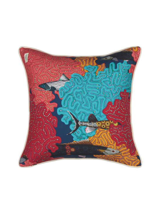 Misto Mare Prawn Silk Cushion Cover zīda spilvendrāna