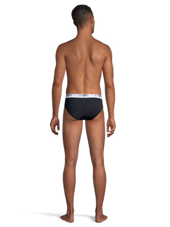 Emporio Armani - Bold Monogram -alushousut 3-pack - M0042 M0042 WHITE/AR BLUE/BLACK | Stockmann - photo 6