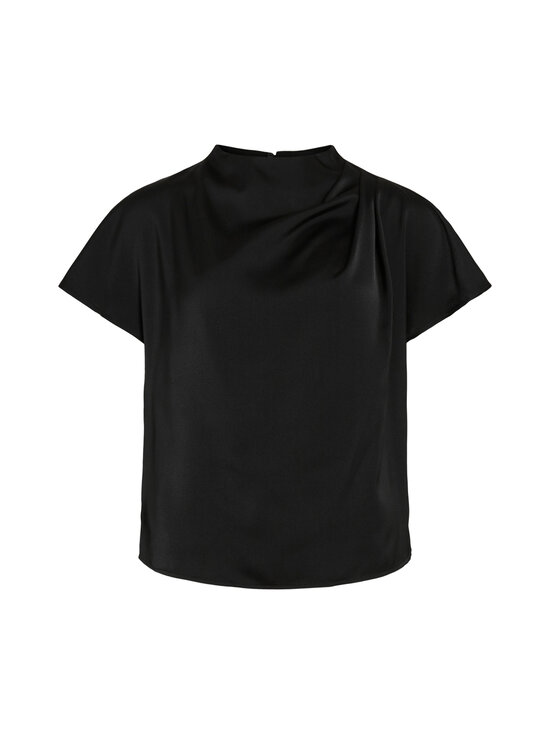 Vila - Vielmina Funnel Neck -pusero - BLACK BEAUTY | Stockmann - photo 1