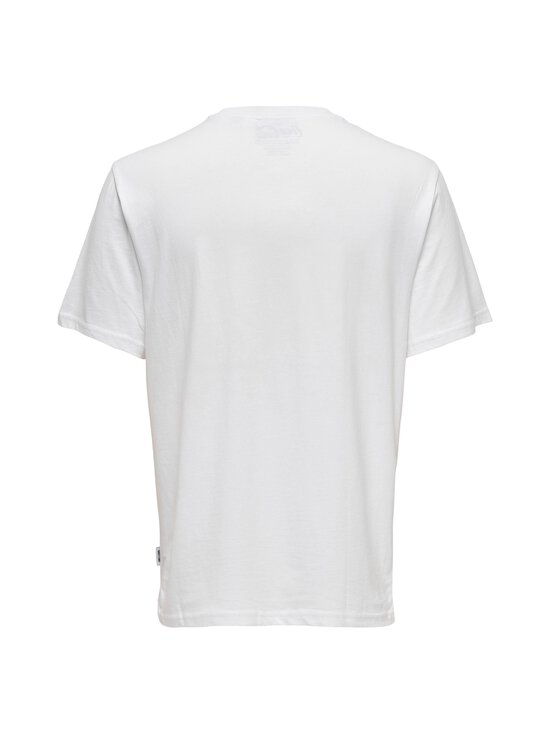 Only & Sons - OnsCola Regular -luomupuuvillapaita - BRIGHT WHITE | Stockmann - photo 2