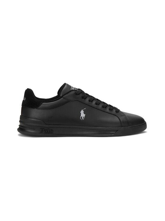 Polo Ralph Lauren - HRT CRT II Zemie ādas sporta apavi - BLACK/SOFT GREY PP | Stockmann - photo 1