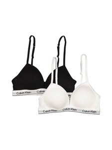 Calvin Klein Kids - Triangle-ensiliivit 2-pack - 0R9 PVHBLACK/PVHCLASSICWHITE | Stockmann