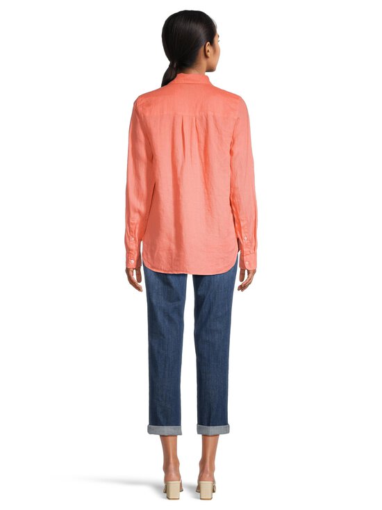 Lexington - Classic lina kreklblūze - 431 CORAL - photo 3 Lexington - Classic lina kreklblūze - 431 CORAL | Stockmann - photo 3