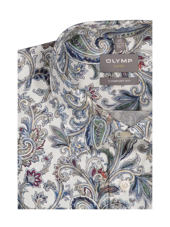 Olymp - Comfort Fit Paisley Print -kauluspaita - 00 WEISS | Stockmann - photo 2