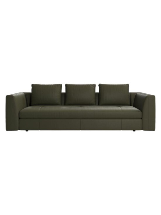 BoConcept - Bergamo-sohva Nordic Grain -nahka 5133 oliivinvihreä L 248 cm - GREEN | Stockmann - photo 1
