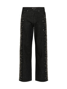 Gestuz - GZleei High Waist platu staru džinsi - 100 BLACK | Stockmann