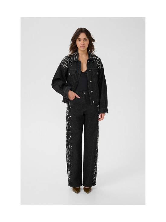 Gestuz - GZleei High Waist platu staru džinsi - 100 BLACK | Stockmann - photo 3