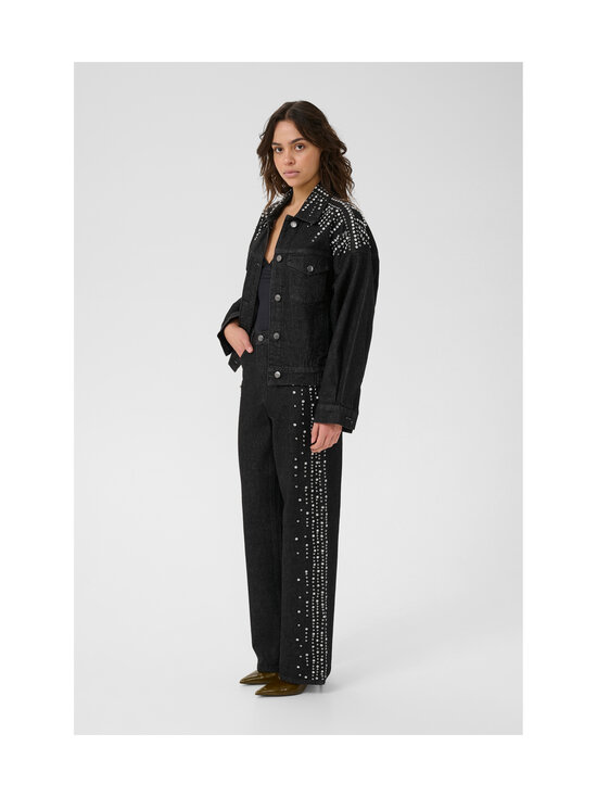 Gestuz - GZleei High Waist platu staru džinsi - 100 BLACK | Stockmann - photo 5