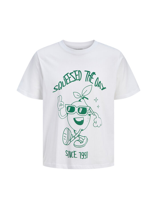 JACK & JONES junior - JjFunny Fruit Crew Neck t-paita - BRIGHT WHITE | Stockmann - photo 1