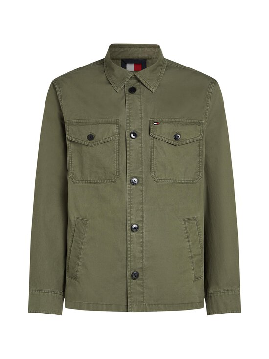 Tommy Hilfiger - Cotton Twill krekljaka - PLI BATTLE GREEN - photo 1 Tommy Hilfiger - Cotton Twill krekljaka - PLI BATTLE GREEN | Stockmann - photo 1