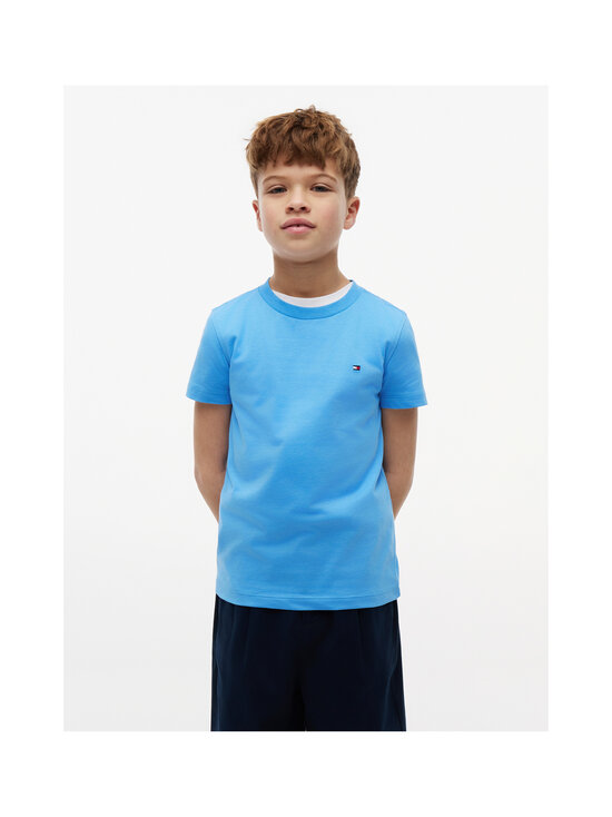 Tommy Hilfiger - Essential Cotton t-paita - C39 COPENHAGEN BLUE | Stockmann - photo 2