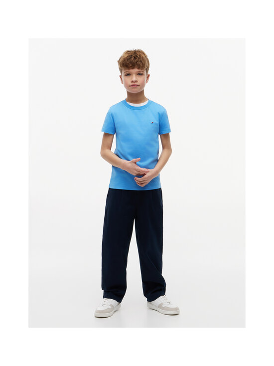 Tommy Hilfiger - Essential Cotton t-paita - C39 COPENHAGEN BLUE | Stockmann - photo 4