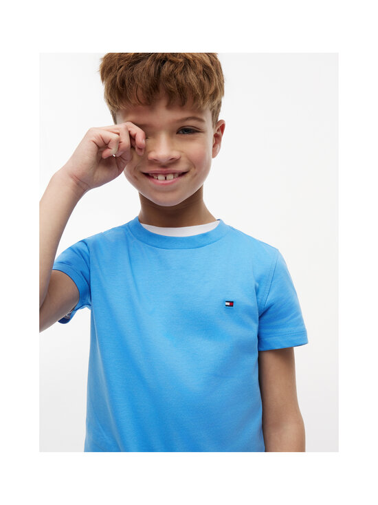 Tommy Hilfiger - Essential Cotton t-paita - C39 COPENHAGEN BLUE | Stockmann - photo 5