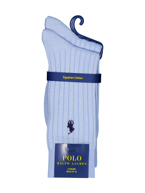 Polo Ralph Lauren - Sokid Egyptian Rib Crew 2 paari - LIGHT BLUE | Stockmann - photo 3