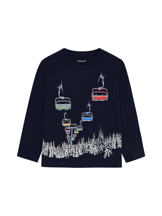 glow in the dark ski lift -paita