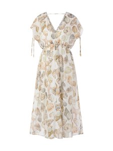 Marc Cain - Shell Open -silkkisekoitemekko - 110 OFF-WHITE | Stockmann