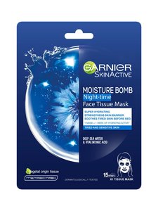 Garnier - Moisture Bomb Sheet Mask Night -kangasnaamio Garnier - Moisture Bomb Sheet Mask Night -kangasnaamio | Stockmann